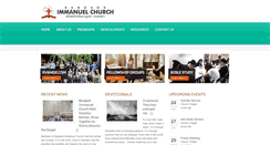 Desktop Screenshot of immanuelbangkok.org