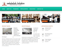 Tablet Screenshot of immanuelbangkok.org